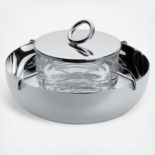 Vertigo Silver-Plated Caviar Server