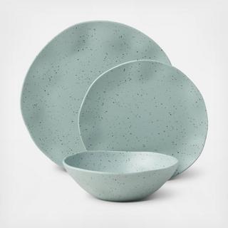 Terrazzo Melamine 12-Piece Dinnerware Set, Service for 4