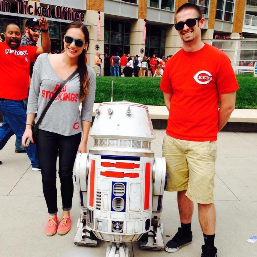 One of many Reds games. May the 4th be with you! (2014)