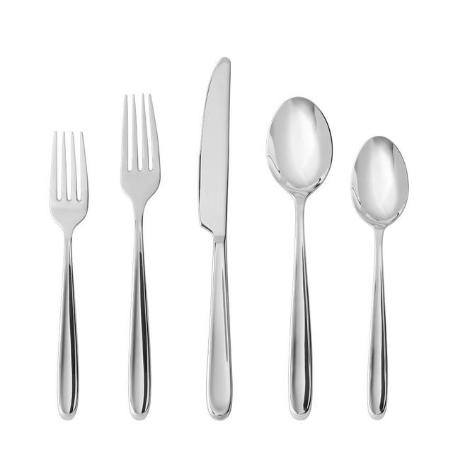 Fortessa Scoop 20-Piece Flatware Set