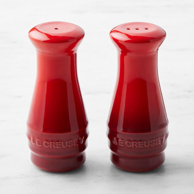 Le Creuset Salt & Pepper Shakers, Cerise