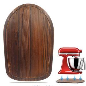 Mixer Slider Compatible with Kitchen aid 4 .5-5 Qt Stand Mixer Pine Wood - Kitchen Countertop Storage Mover Sliding Caddy for Kitchen Aid 4 .5-5 Qt Mixer (4 .5-5 Qt - Brown)