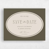 Green Wedding Save the Date - Anara Landscape