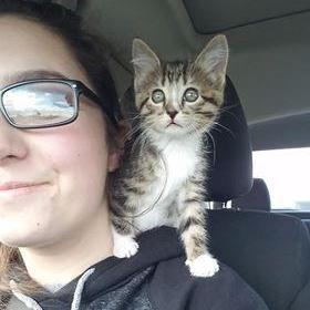 She kept her mom busy while dad went to Arizona