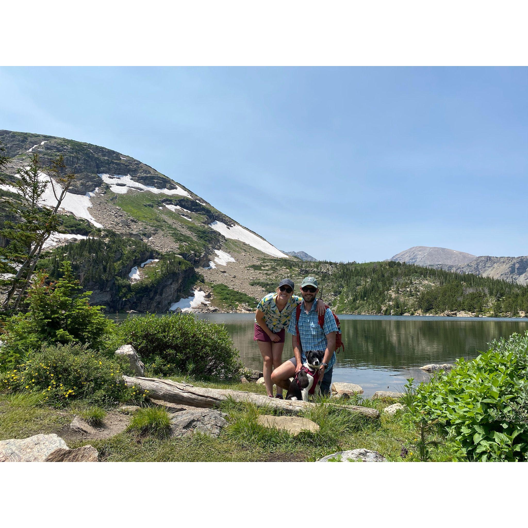 Red Deer Lake in Indian Peaks Wilderness