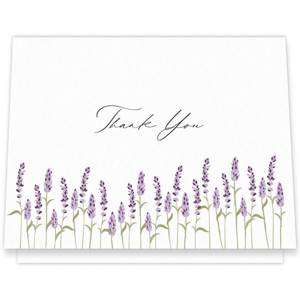 Marat Landscape | Light Oatmeal | Zola Thank You Cards