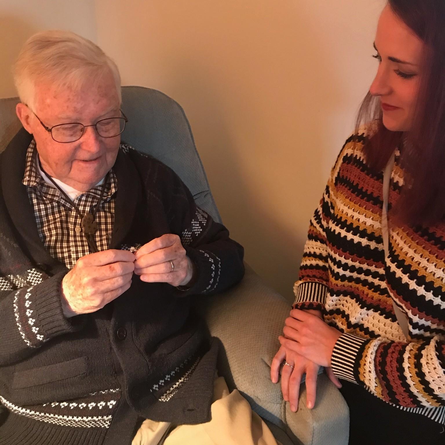 Grandpa seeing THE RING for the first time.