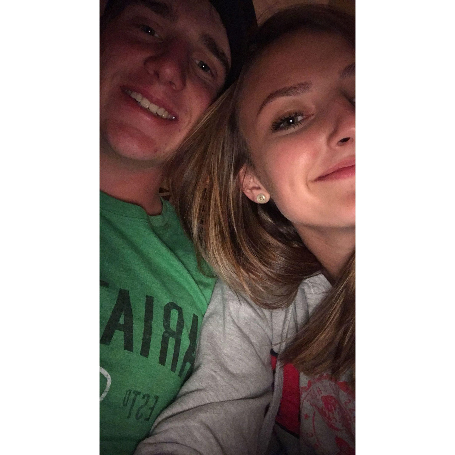 Our first ever picture together, we were 15 & 17 years old