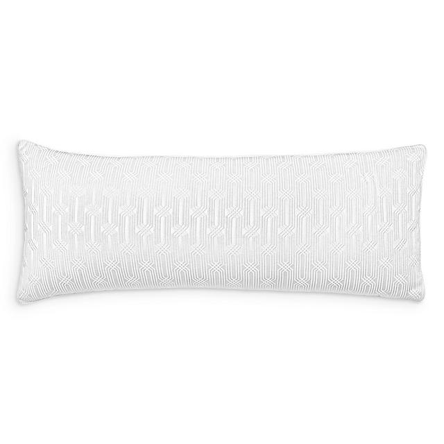 Hudson Park Collection Italian Tivoli Embroidered Decorative Pillow, 14" x 36" - 100% Exclusive