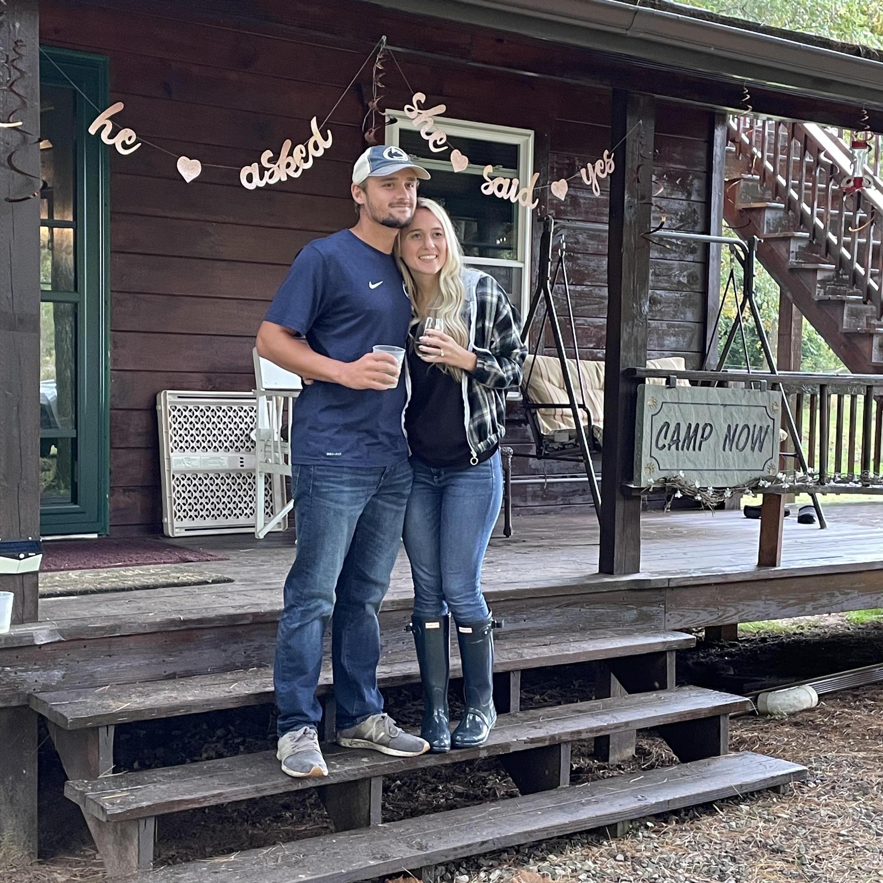 Our engagement was such a special day as both of our families were there to celebrate at our favorite place!