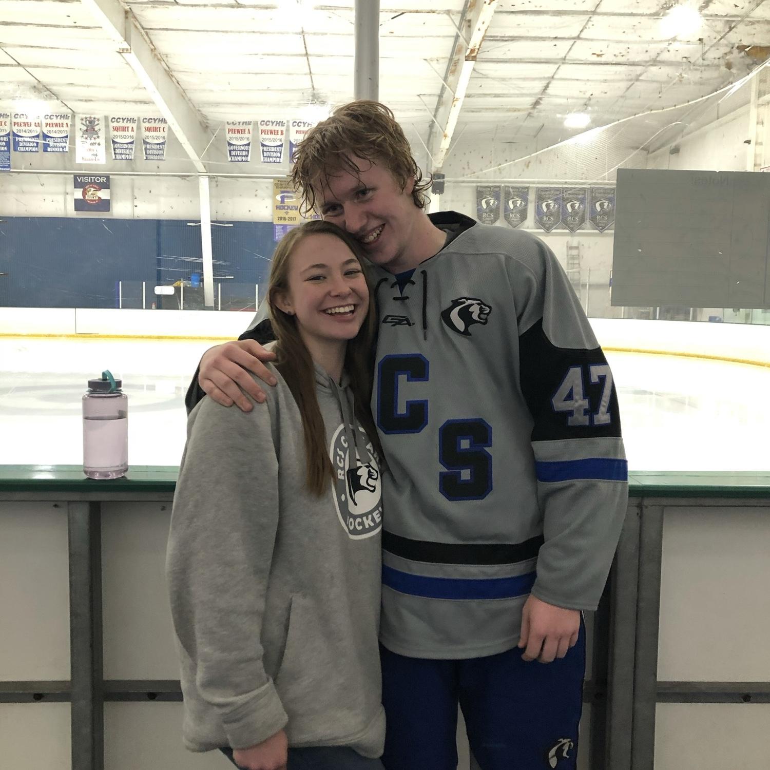 More hockey, yay Caleb! Yes, we still have this hoodie.