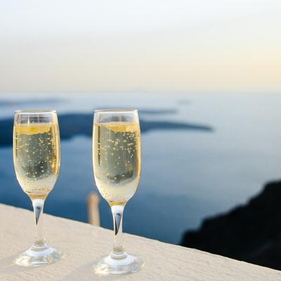 Buy the newlyweds a bottle of champagne on their honeymoon!