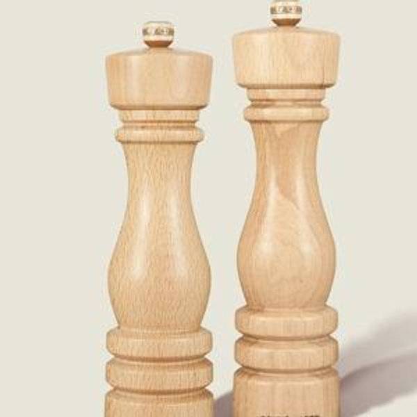 Cole & Mason London Natural Beech Salt & Pepper Mills