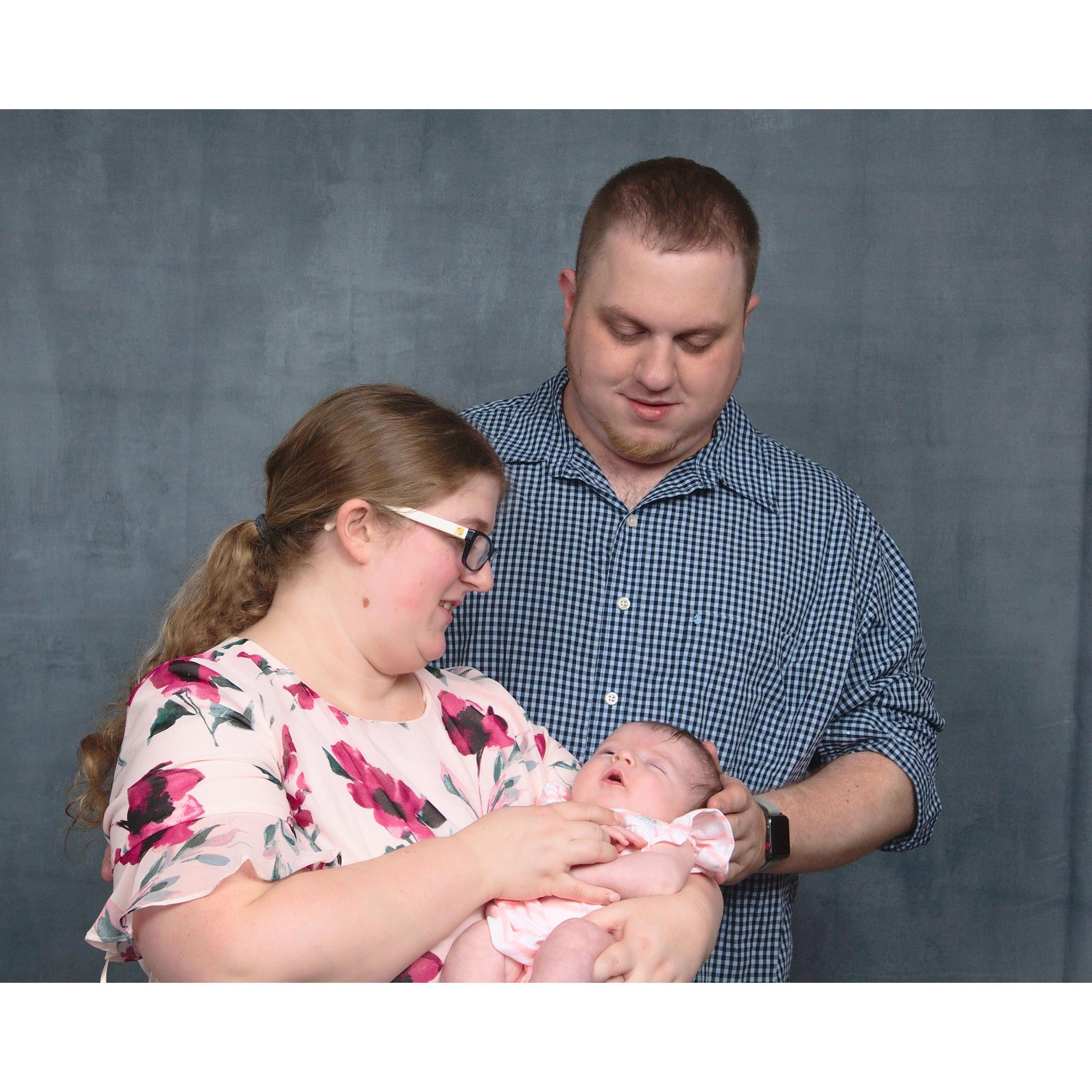 Our first time as parents to our beautiful daughter Lyra