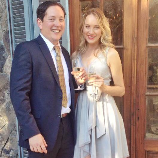 Celebrating a friend's wedding