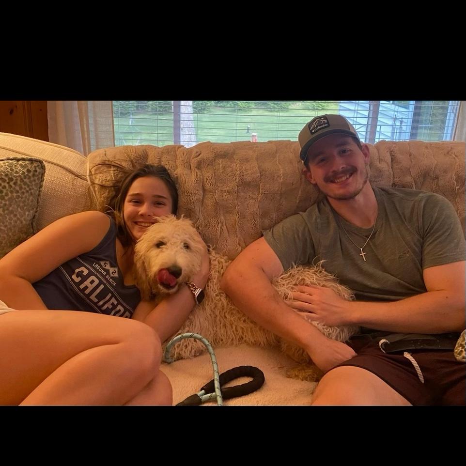 Our first child…Bodie, our dog