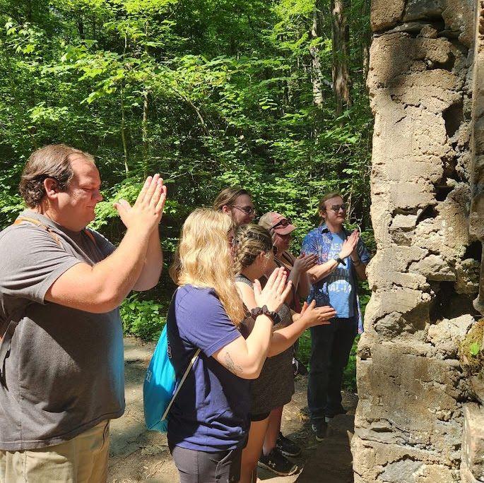 Hiking with Jacob, Emily, Sabrina, and Baiden