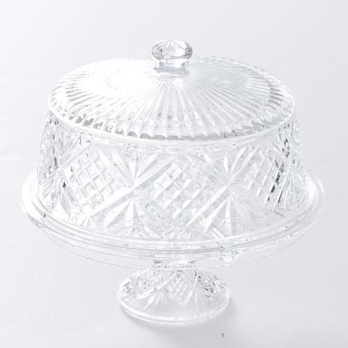 Godinger Dublin Crystal 4-in-1 Footed Cake Plate
