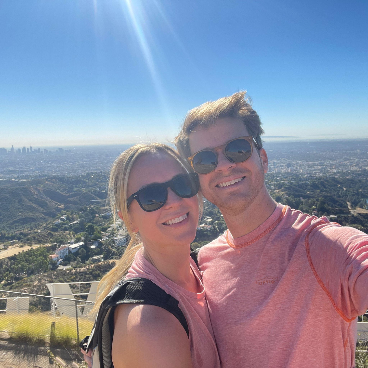 Our first Hollywood sign hike