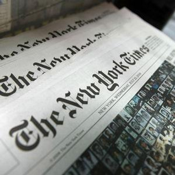 The New York Times print subscription
