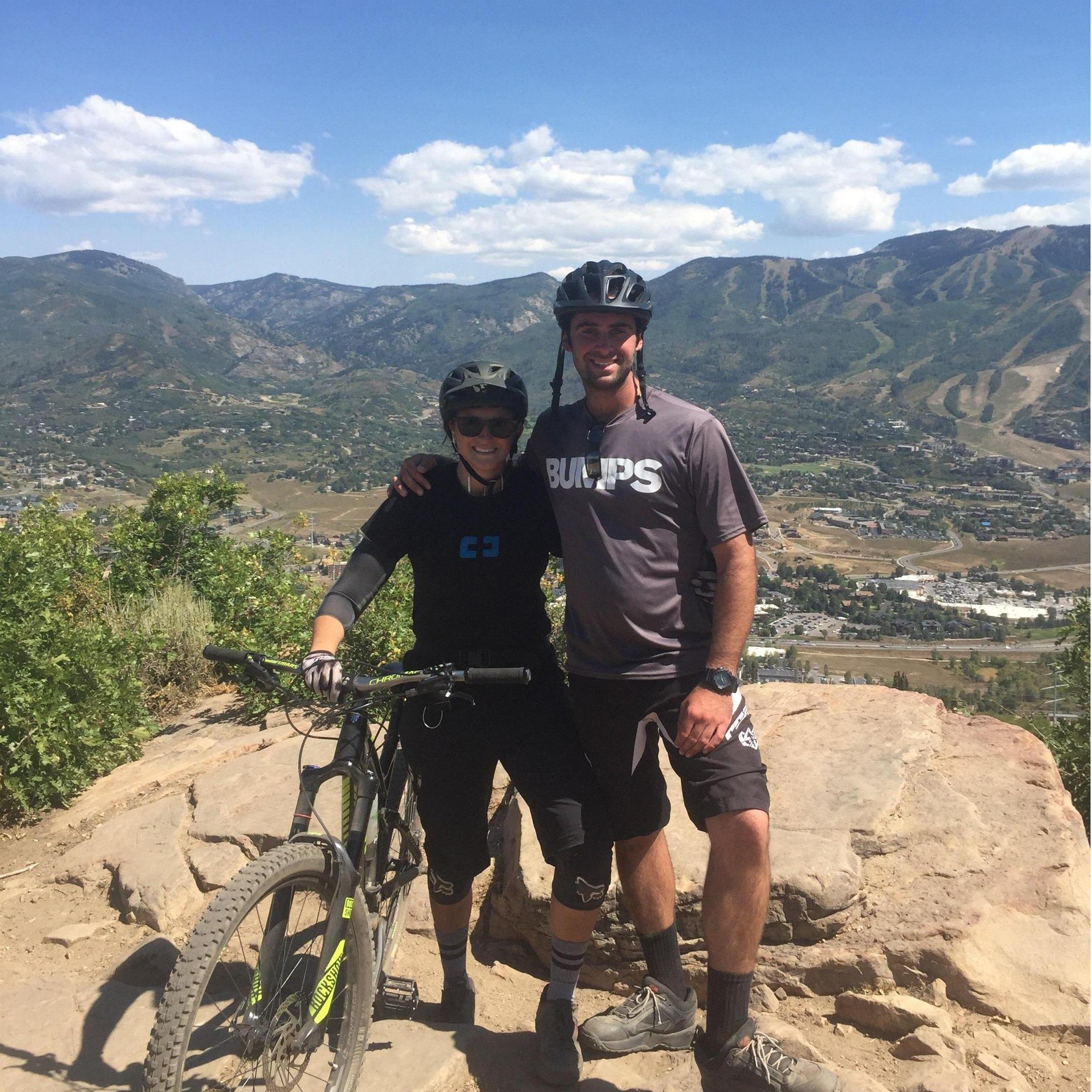 First bike trip as "a couple."  (Steamboat Springs)