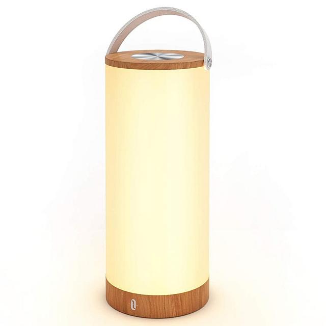 TaoTronics Rechargeable Touch Sensor Bedside Lamp, LED Table Lamps for Bedroom with Internal Battery up to 110 Hours Operation, 3000-3500K Color Temperature