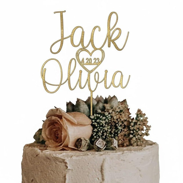Wedding Cake Toppers, Wedding Cake Toppers Bride and Groom, Custom Cake Topper, Customize Your Own Anniversary Mr and Mrs Cake Topper