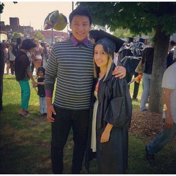 When Manuel showed support by going to Ivonne's graduation. (2012)
