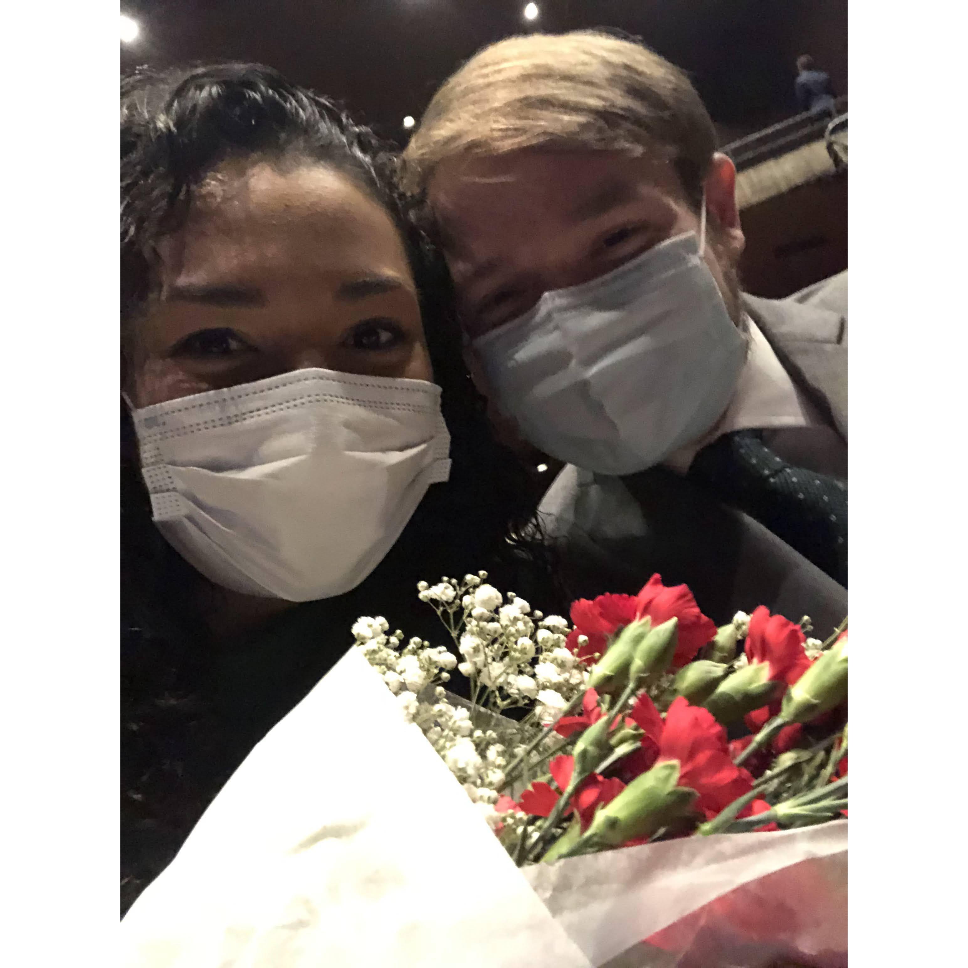 Can't believe we went to artist series for a whole year wearing masks!!