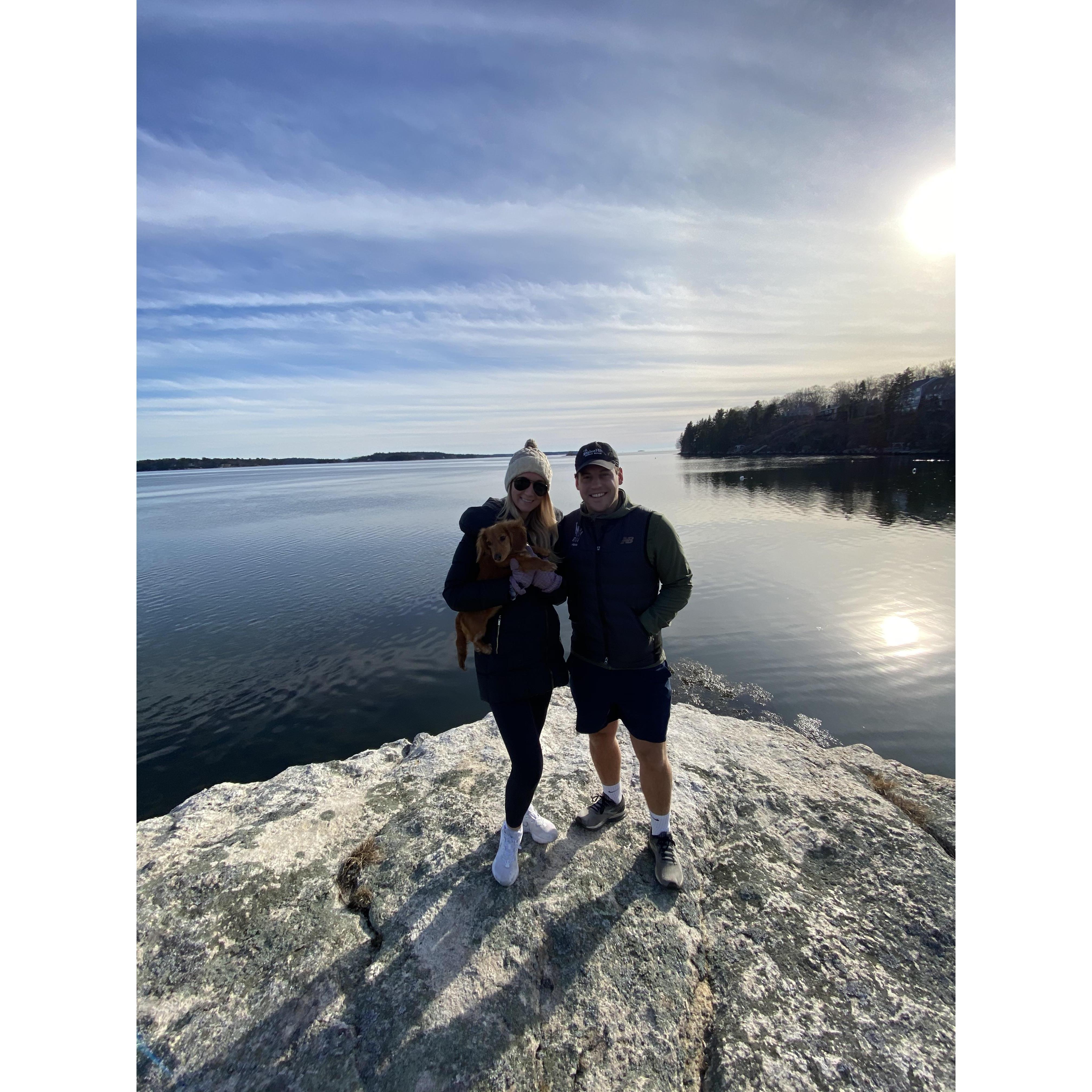 Visiting Maine in the winter!