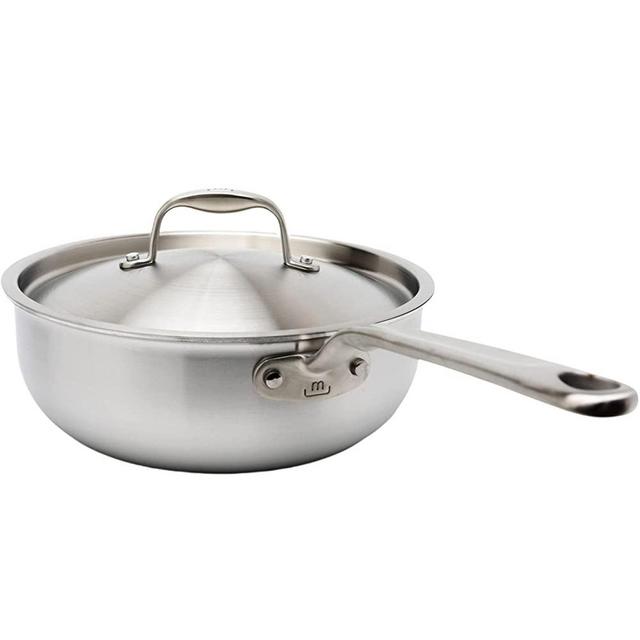 Made In Cookware - 5 Quart Stainless Steel Saucier Pan 