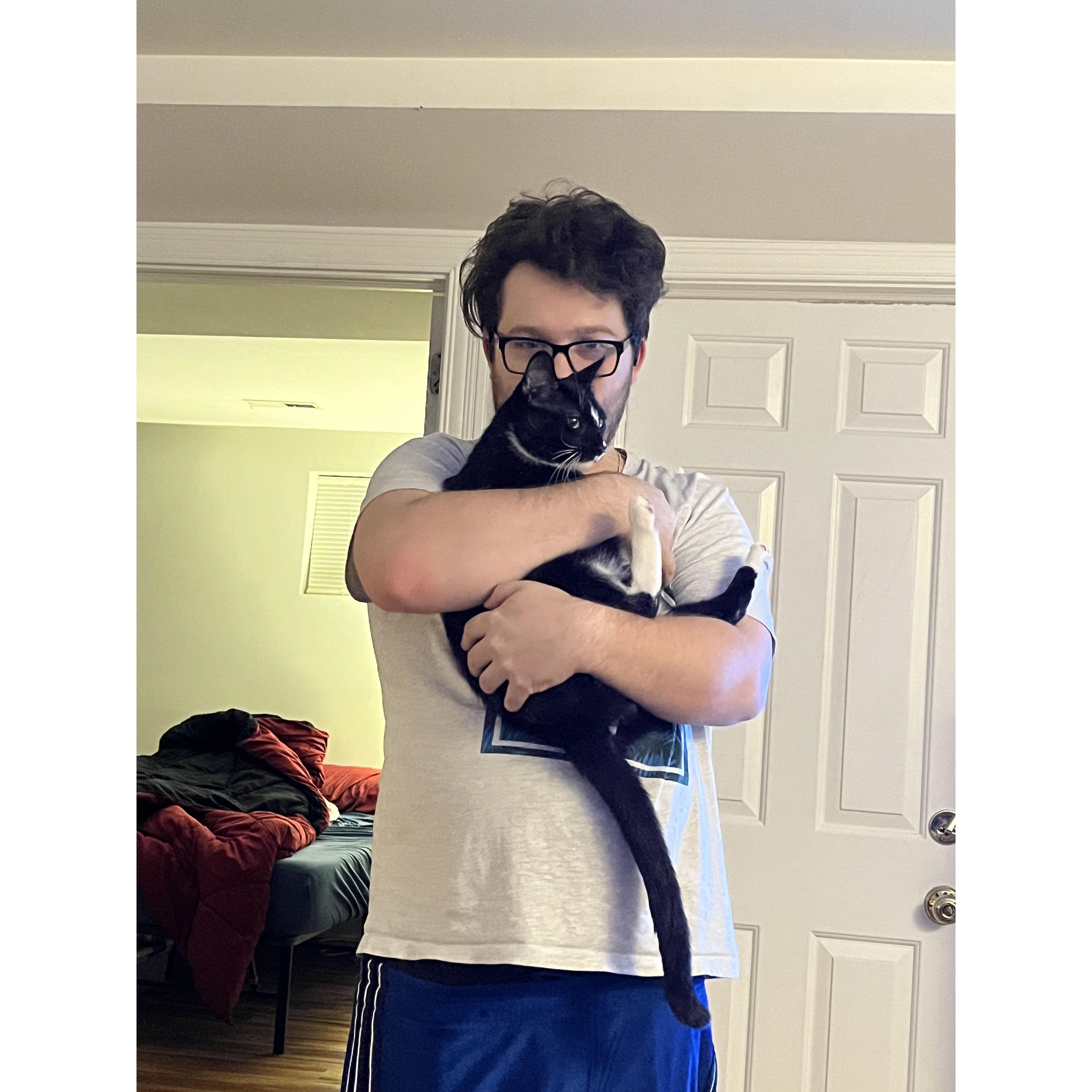 The morning after we got our cat Howl!