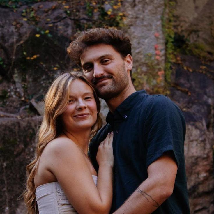 Engagement pictures! Taken October 2024, Forest Hill Park