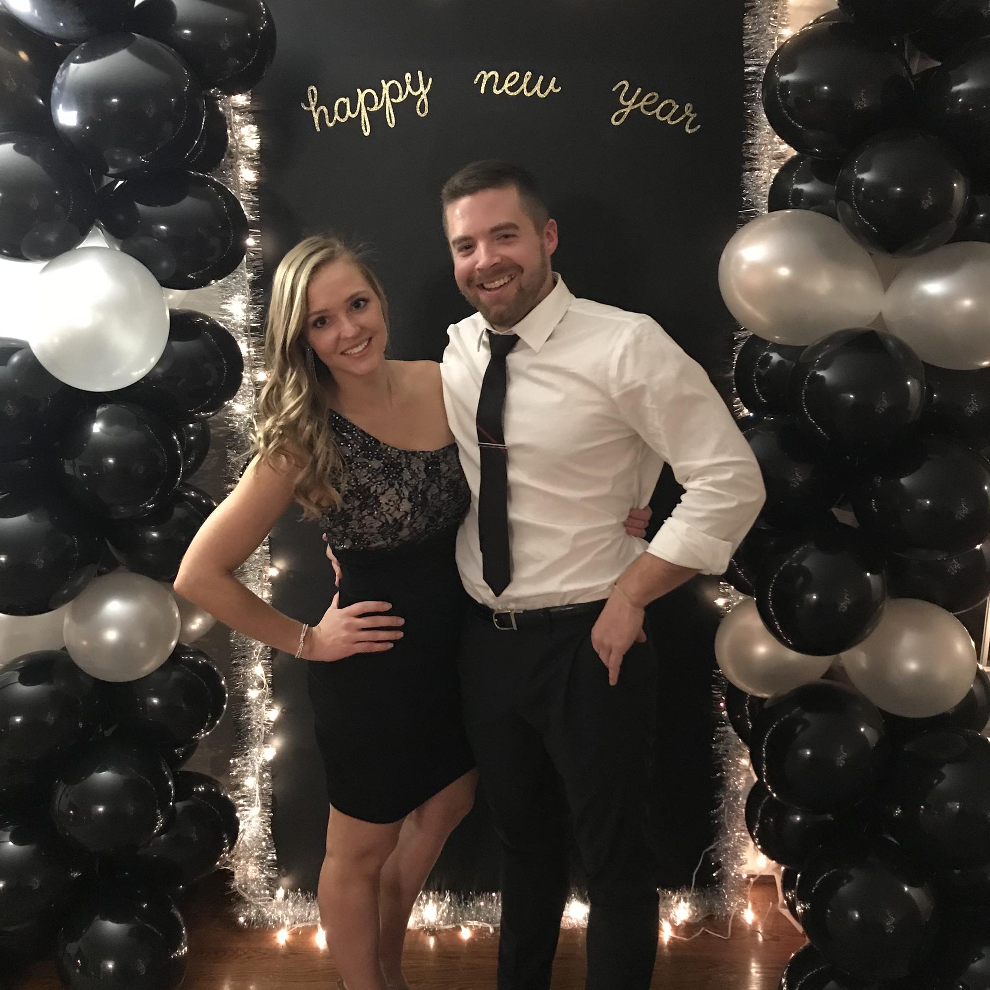 Our first New Year’s Eve together in 2017
