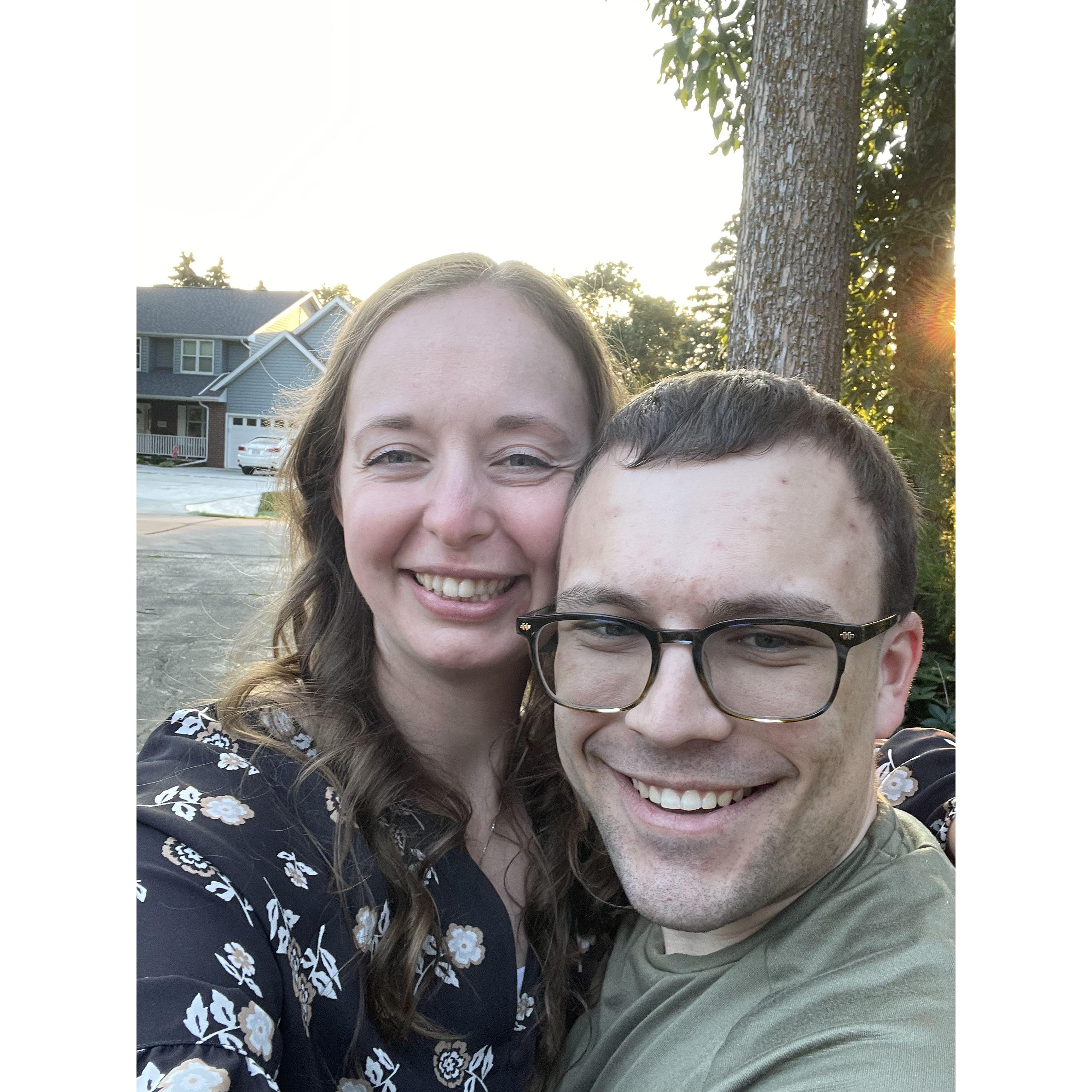 Our first selfie!