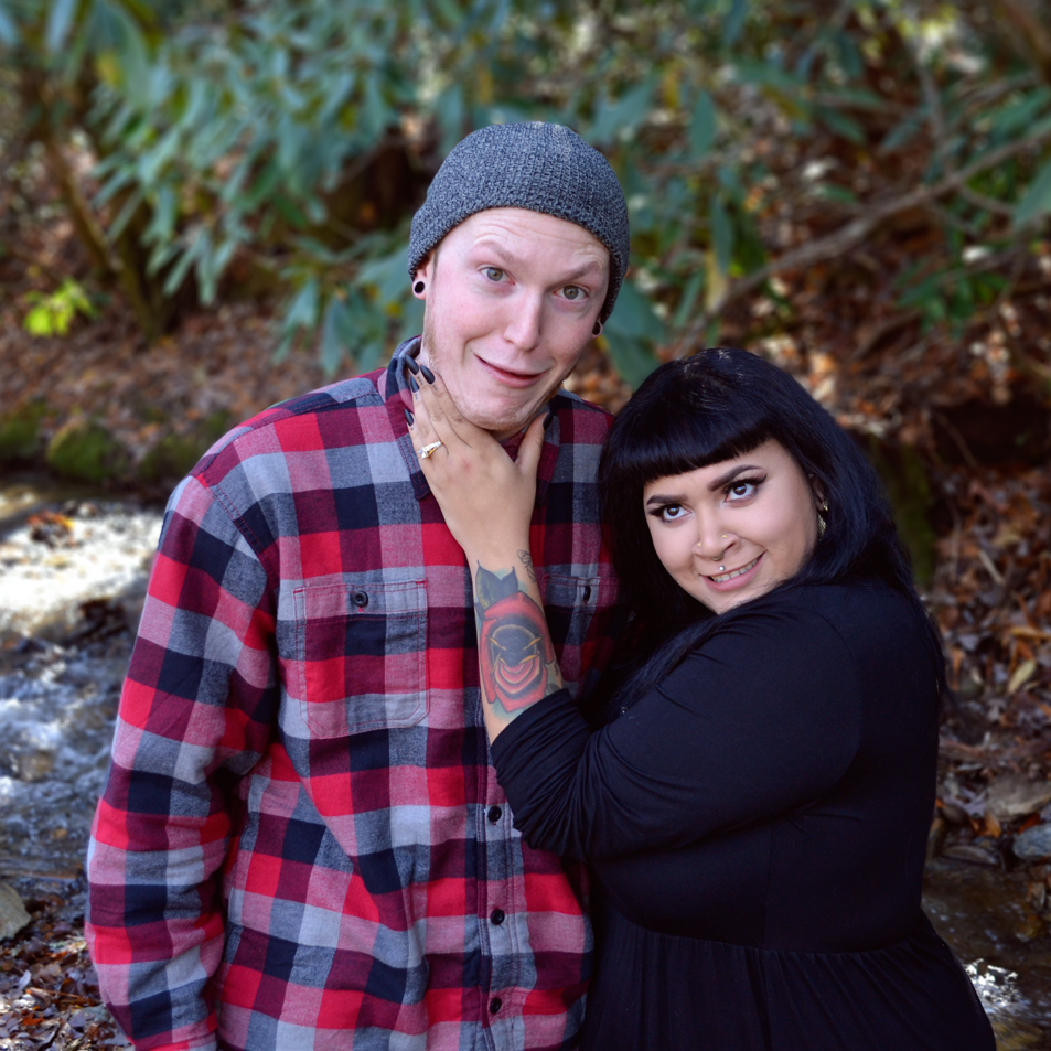 engagement photo outtake-- that's the real us!
