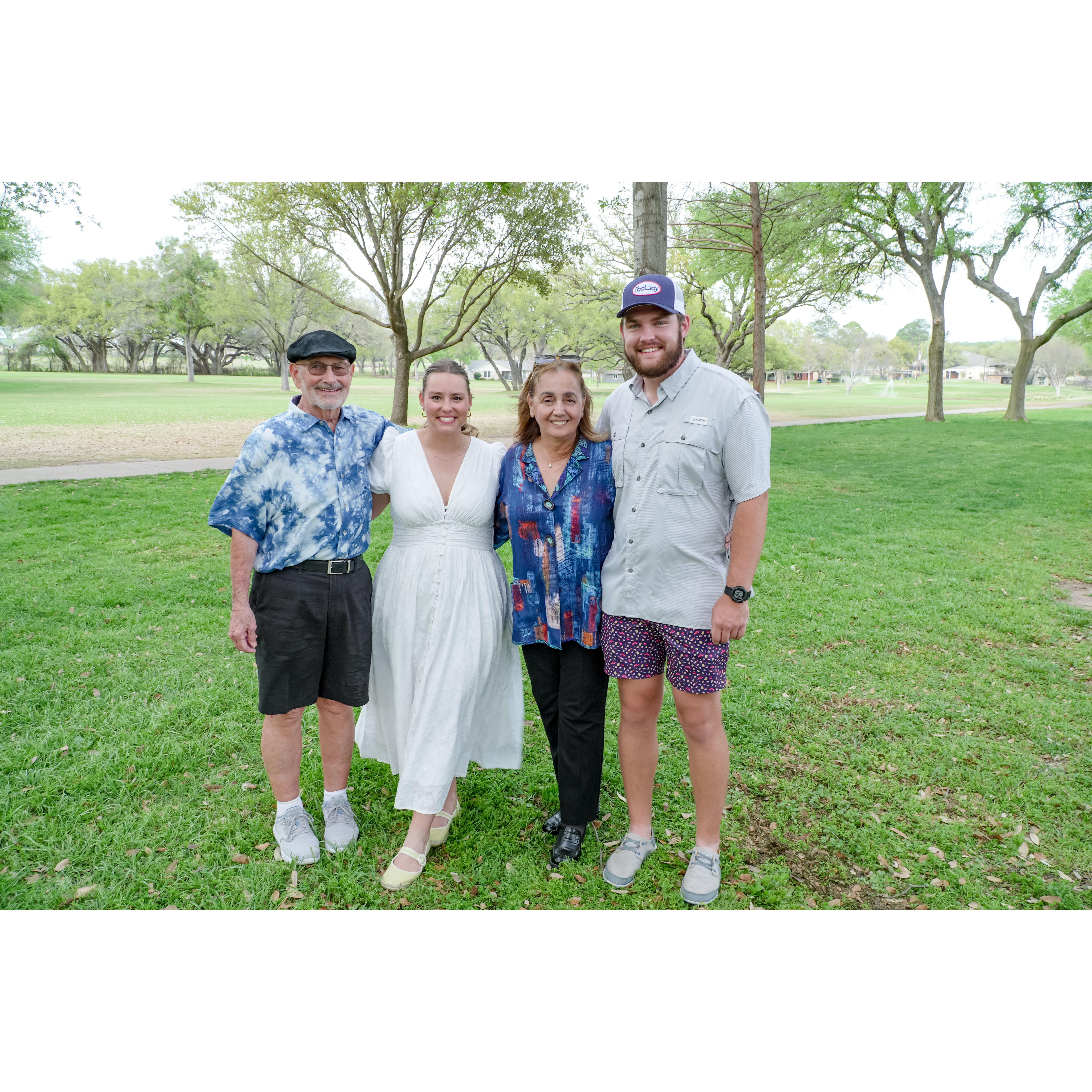 The Engagement Party- Grandpa Rich, Skyler, Grandma Emel, & Blake