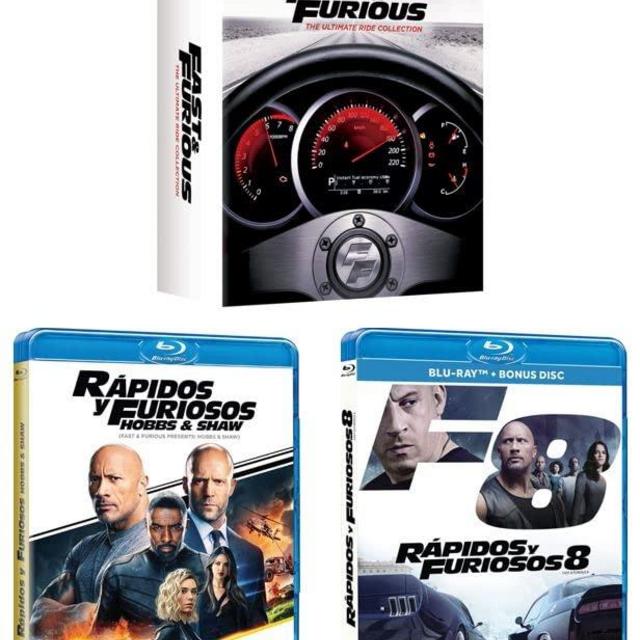 Fast and the Furious 9-Movie Blu-ray Collection: Fast & the Furious/2 Fast 2 Furious/Tokyo Drift/Fast & Furious/Fast Five/Furious 6/Furious 7/Fate of Furious/Hobbs & Shaw [1, 2, 3, 4, 5, 6, 7, 8, 9]