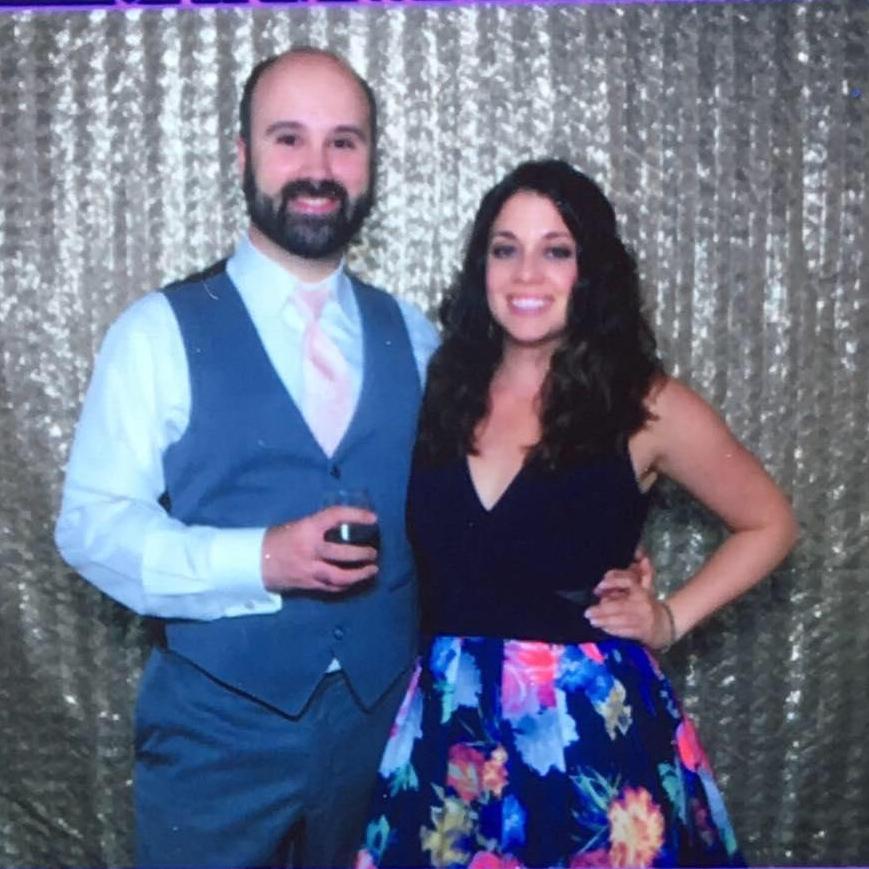 Celebrating at Steve and Aly's wedding!
