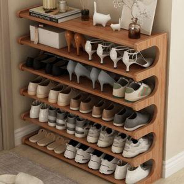 Bamboo Shoe Rack