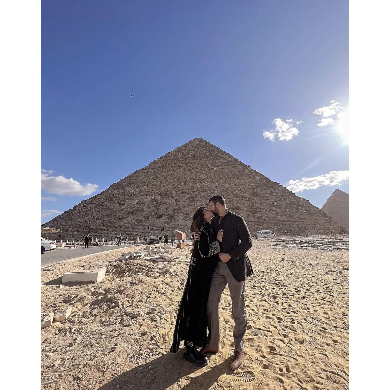 We first said "I love you" right before our firend snapped this pic of us.