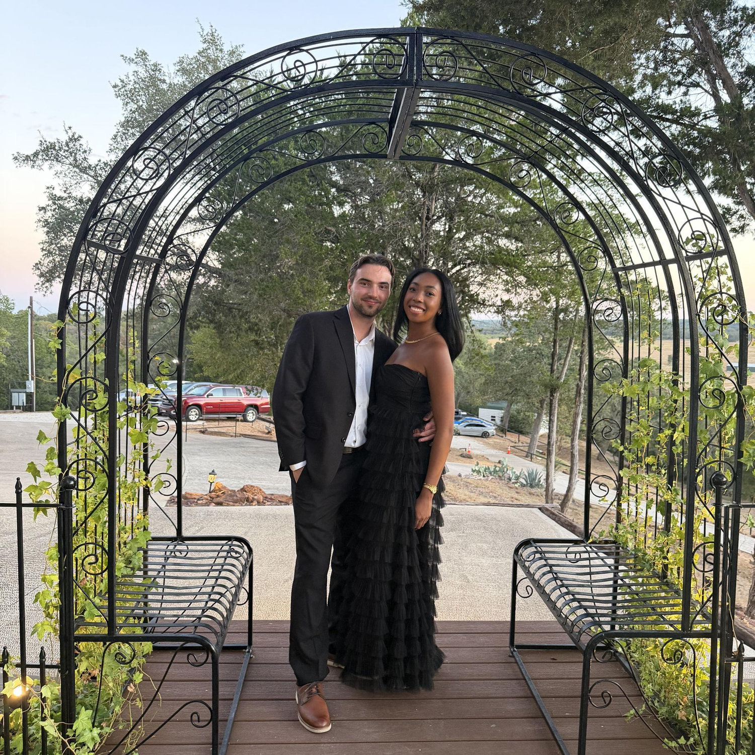 The first wedding we attended together