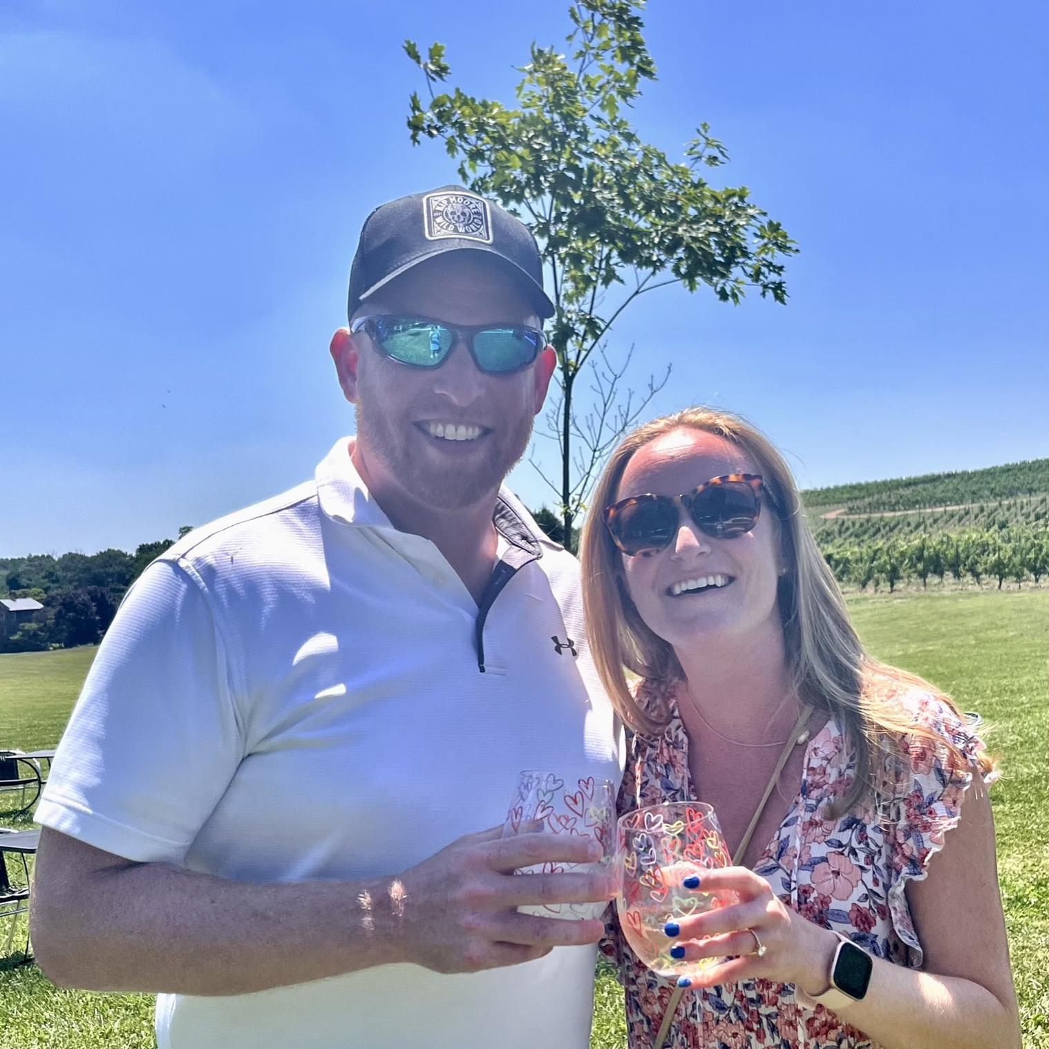 The surprise engagement party! Black Ankle Vineyards. June 23, 2022.