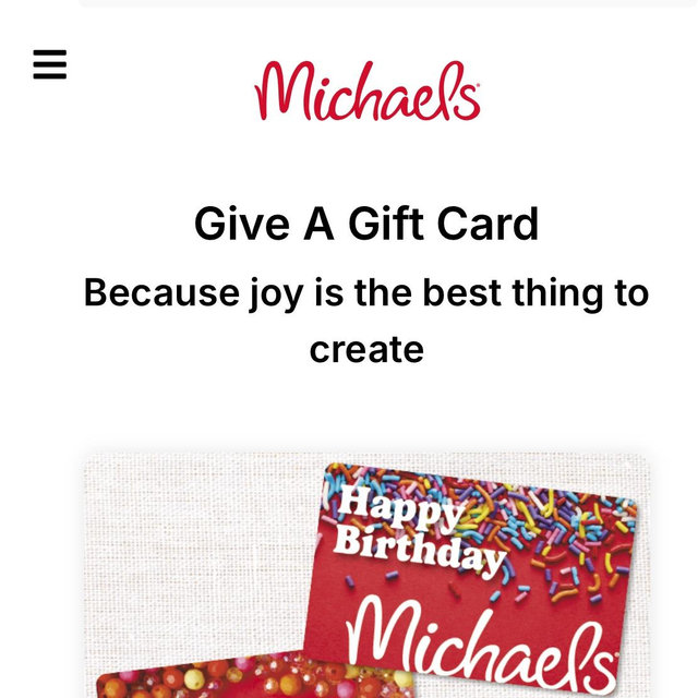 Michael’s Gift Card