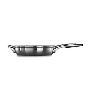 Calphalon® Premier™ Space Saving Stainless Steel 12-Inch Fry Pan with Lid