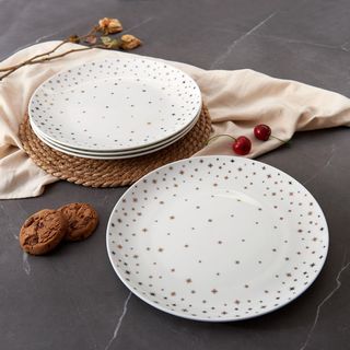 Millie Gold Dinner Plate, Set of 4