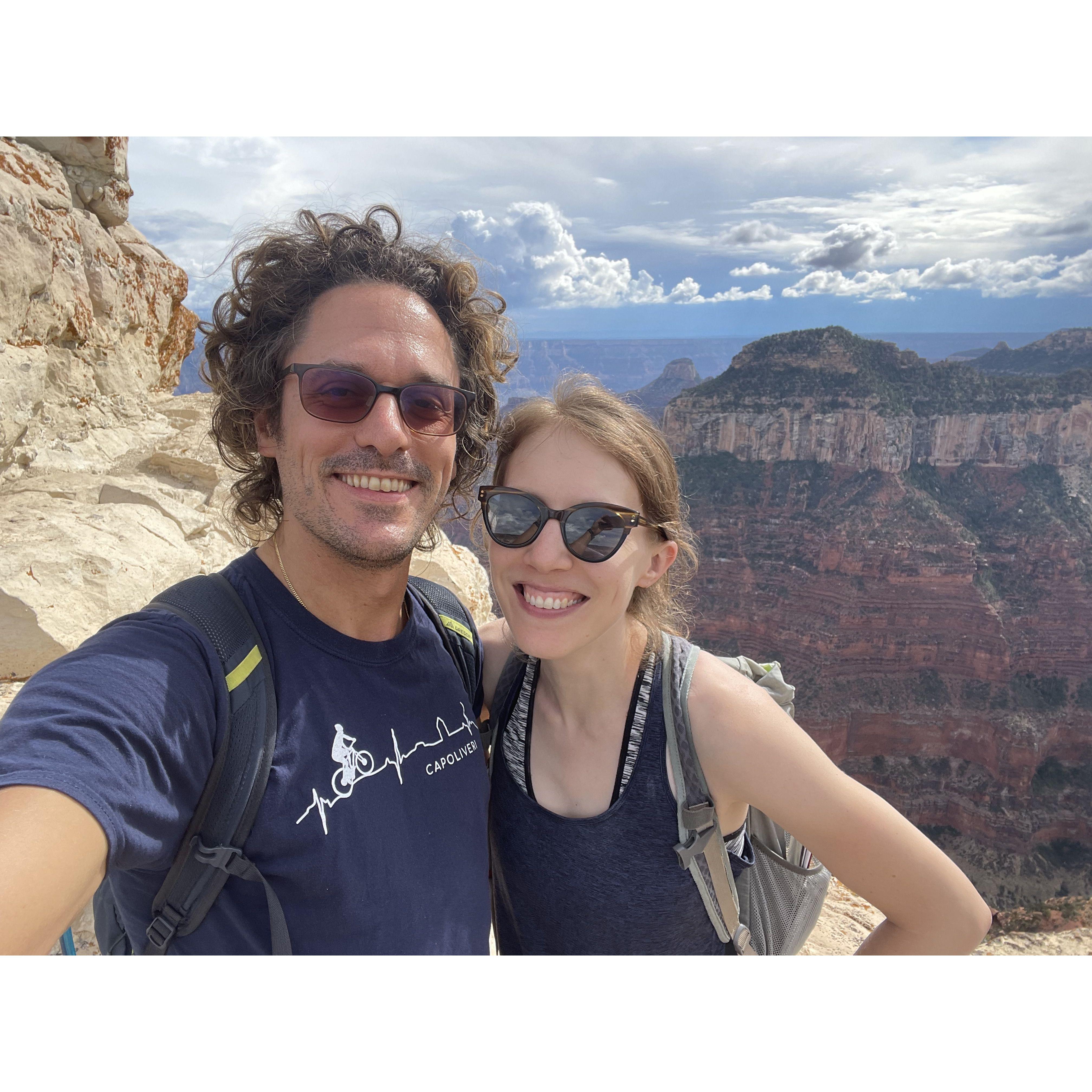 On top of the Grand Canyon
