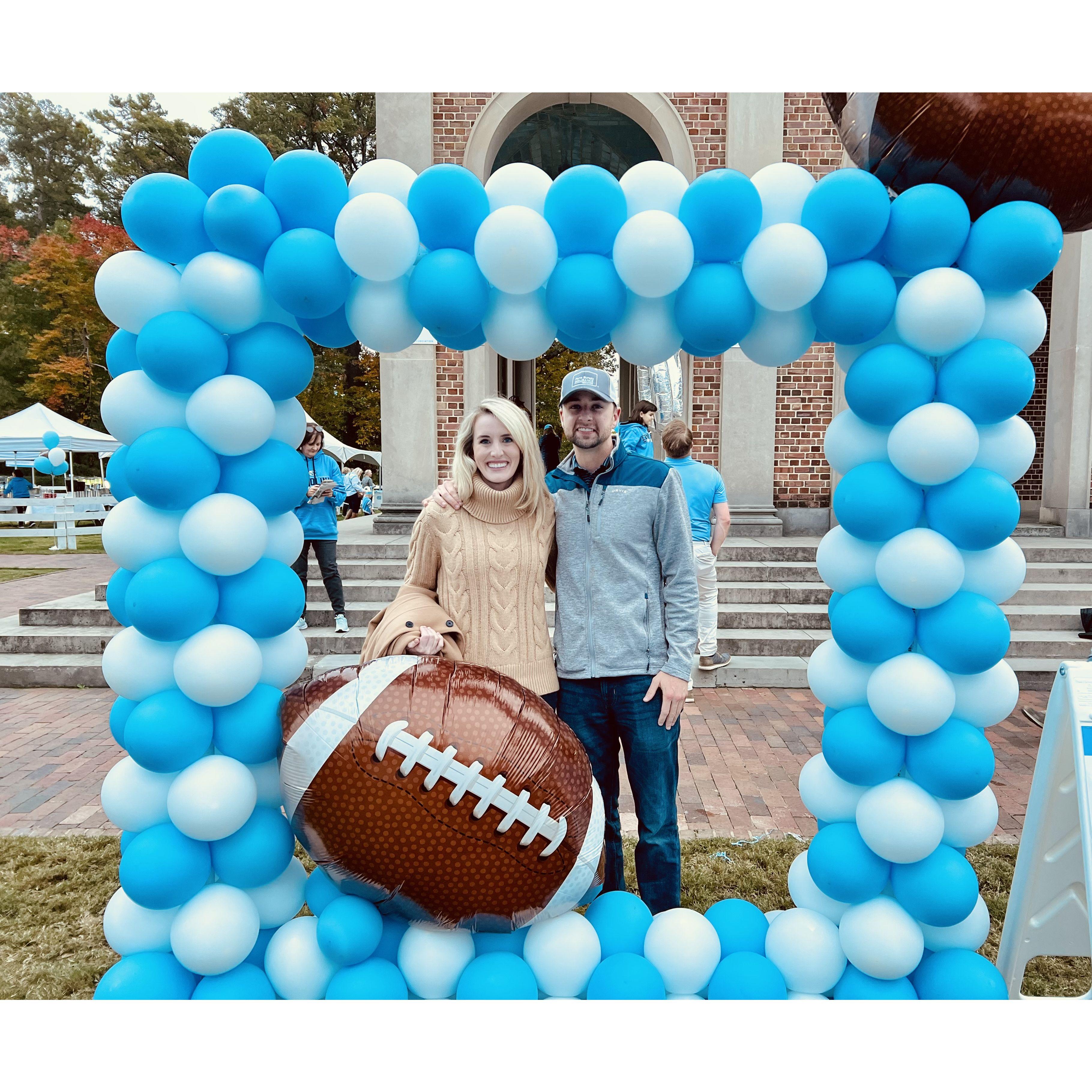 October 29, 2022 - UNC vs Pitt cardiology tailgate and football game