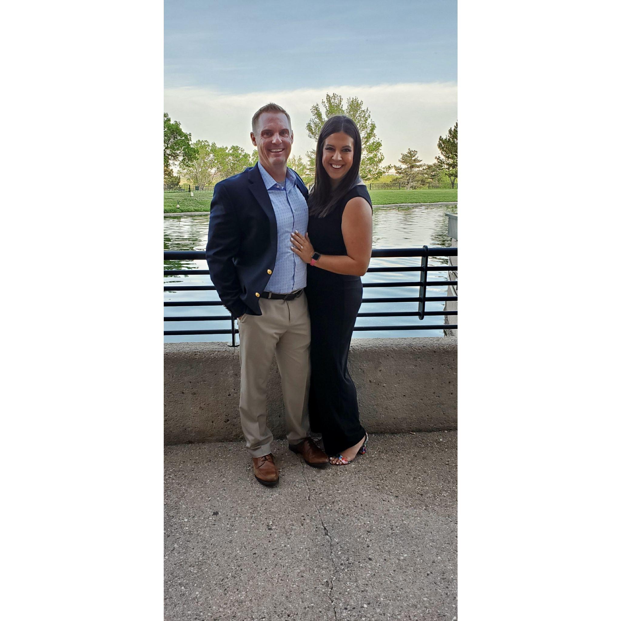 Supporting the golf coach at his banquet by not showing off my golf skills (May 2022)
