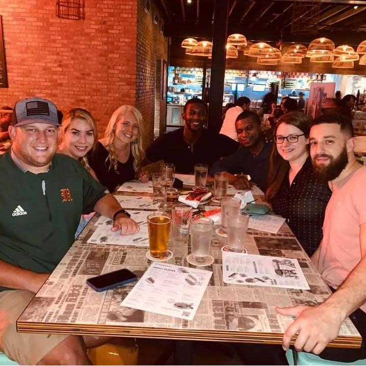 Celebrating Javon & Sam's engagement in St. Petersburg, Florida.